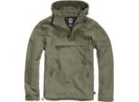 Brandit Windbreaker Giacca A Vento Militare Oliva - L