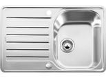 Blanco Lantos 45 - Lavello, 768X488 Mm, Compatto, Con Comando Di Scarico, Acciaio Inox Spazzolato 519059