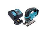 Makita Djv 180 SA1X Seghetto Alternativo A Batteria 18 V 135 Mm + 1X Batteria 2,0 Ah + Caricabatteria
