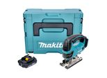 Makita Djv 180 A1XJ Seghetto Alternativo A Batteria 18 V 135 Mm + 1X Batteria 2,0 Ah + Makpac - Senza Caricabatteria