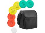 Succebuy Set Da Disc Golf Con 6+1 Dischi Per Principianti, Inclusi Putter, Mid-Range, Driver, Mini Marker E Zaino Portatile - Ideale Per Giardino, Spiaggia, Parco E Attività All'aperto.