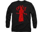 Carrie - T-Shirt Unisex Uomo/Donna, Manica Lunga TV28633 (M) (Nero)