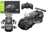 Mattoncini Auto Rc Rastar 1:18 Porsche 911 GT2 Grigio 68 Elementi