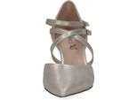 Caprice Decolletè Donna Aperte Con Tacco A Blocco In Pelle 9-22405-44, Misura:37 Eu, Colore:Oro