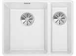 Blanco Subline 340/160-F, Silgranit® Puradur®, Bianco, Vasca Principale A Sinistra, Senza Telecomando Di Scarico
