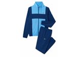 Lacoste Set Jogging Da Tennis Da Uomo Set Tuta Da Allenamento Blu