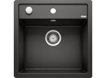 Blanco Dalago 5 - Lavello In Silgranito, 505X500 Mm, Con Comando Di Scarico, Nero 525872