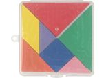Puzzle Tangram In Legno, 7 Pezzi.