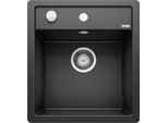 Blanco Dalago 45 - Lavello In Silgranito, 455X500 Mm, Con Comando Di Scarico, Nero 525870
