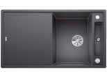 Blanco Axia Iii 5 S, Silgranit® Puradur®, Grigio Roccia, Reversibile, Incluso Tagliere In Legno