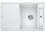 Blanco Axia Iii 45 S-F, Silgranit® Puradur®, Bianco, Reversibile, Incluso Tagliere In Legno