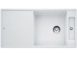 Blanco Axia Iii Xl 6 S-F, Silgranit® Puradur®, Bianco, Reversibile, Con Scarico A Distanza, Incluso Tagliere In Vetro