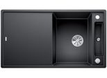Blanco Axia Iii 5 S, Silgranit® Puradur®, Antracite, Reversibile, Incluso Tagliere In Legno