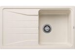 Blanco Sona 5 S Lavello Da Incasso Silgranit Bianco Fine Da 50 Cm Senza Scarico Telecomando