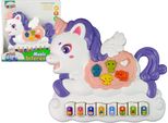 Pianoforte Interattivo Unicorno Suoni Animali Melodie Bianco