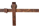 Ferramenta Vintage Per Porte Scorrevoli - Modello Diritto Completo 200 Cm - Per Set