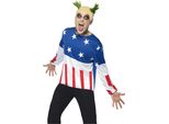 Smiffys - Set Di Costumi Da Uomo "Party Starter"" SM2031 (M) (Blu/Bianco/Rosso)"