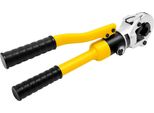 Utensile Idraulico Per Pressare Tubi Pex/Pb - Pinza Per Pressare Tubi - Forza Di Pressatura 8 T - Ganasce Th 16/20/25/32 Mm - Acciaio Cr40 - Valigetta Porta Utensili 45×10×20 Cm - - Giallo