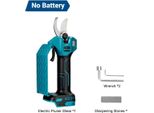 Cesoie Elettriche Per Rami - Cesoie Da Giardino Senza Fili - Motore 21 V 800 W - Taglio Fino A 35 Mm - Spina Ue - Senza Batteria - Arancione/Nero