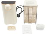Erogatore Di Acqua Calda Istantanea - Apparecchio Da Tavolo - 2000 W - Riscaldamento In 3 Secondi - 5 Livelli Di Temperatura - Serbatoio Da 3 L - Display A Led - Beige