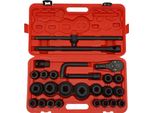 Set Di Bussole A Percussione - 26 Pezzi - Attacco Quadrato 1,90/2,54 Cm - Acciaio Ad Alto Tenore Di Carbonio 45 - Fosfatato Nero E Temprato - Per Utensili Pneumatici - 20 Kg