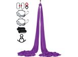 Succebuy Aerial Silk & Yoga Swing, 7,9 M, Set Di Amache Per Yoga Aereo Con Tessuto Di Nylon Da 100 G/M², Attrezzatura Completa Per Il Rigging E Semplici Istruzioni Di Montaggio