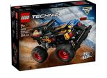 Lego Technic Monster Jam Grave Digger Fuoco E Ghiaccio - Modello Di Monster Truck Da Costruire Con Motore A Strappo - Giocattoli Per Bambini, Ragazze E Ragazzi - Regali Per Bambini - 42219