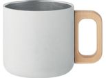 Midocean - Tazza Da Caffè "Acero"", 350Ml MO336 (Taglia Unica) (Bianco)"