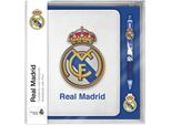Taccuino Antistress E Set Di Penne Multicolore Del Real Madrid