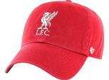 Liverpool Fc - Cappellino Da Baseball "Clean Up"" BS5804 (Taglia Unica) (Rosso/Bianco)"