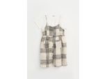 Mod Jeans | Set Per Bambina - Abito + T-Shirt - Taglia 140 - Comodo Ed Elegante - Perfetto Per La Scuola E Il Tempo Libero