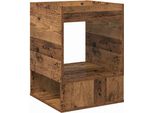 Syfax™ Tavolino Legno Vecchio 40 X 40 X 56 Cm Legno Multistrato