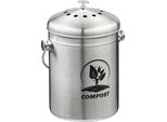 Bidone Per Compost Relaxdays Con Filtro Antiodore Da 5 Litri