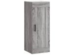 Syfax™ Mobile A Parete Grigio Sonoma 34,5X34X90 Cm Legno Multistrato