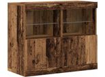 Syfax™ Madia Led Marrone 81 X 37 X 66,5 Cm Legno Multistrato