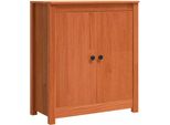 Syfax™ Credenza Marrone Cerato 70 X 35 X 80 Cm Pino Massello