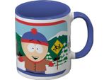 South Park - Tazza Da Caffè, Bicolore, 'Stan' (Personaggio Di South Park) PM12316 (Taglia Unica) (Blu/Bianco/Rosso)