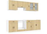 Syfax™ Set Mobili Da Cucina 8 Pz Porto Rovere Sonoma In Truciolato