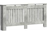 Vidaxl Copriradiatore Grigio Cemento 172 X 19 X 81,5 Cm Materiale A Base Di Legno