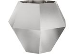 Vidaxl Fioriera Argento 100 X 100 X 80 Cm In Acciaio Inox