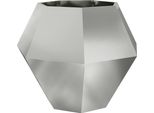 Vidaxl Fioriera D'argento 100 X 100 X 80 Cm Acciaio Zincato