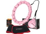 Hula Hoop Con Peso E Supporto Per La Vita, Rosa Chiaro
