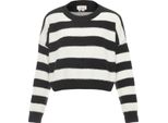 Maglione Da Donna Aleva - Nero Bianco Lana, Xl/Xxl