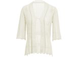 Caneva Cardigan Da Donna - Bianco Lana, Xs/S