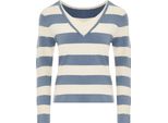 Maglione Da Donna Bridgeport - Blu Bianco Lana, Xs/S