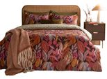 Furn - Set Di Biancheria Da Letto Stampata "Ultimate"", Velluto, Reversibile RV3605 (Letto Matrimoniale) (Rame)"