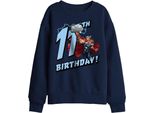 Thor - Felpa Per Bambini, 11° Compleanno TV29626 (128) (Blu Navy)