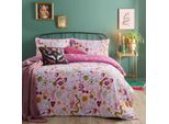 Furn - Set Di Biancheria Da Letto Stampata "Enchanted"", Reversibile RV3648 (King Size) (Rosa)"