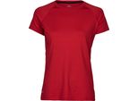 Maglietta Cool Dry Da Donna Tee Jays, Maniche Corte BC3324 (M) (Rosso)
