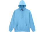 Gildan - Felpa Con Cappuccio "Softstyle"" Di Peso Medio Per Uomo/Donna Unisex BC5193 (M) (Azzurro)"
